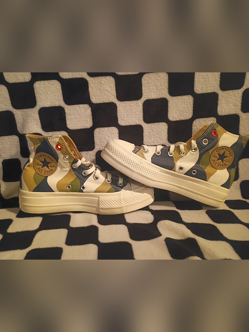 Converse Chuck Taylor All Star Lift Hi "Obsidian Utility. Size 7W - Picture 5 of 7